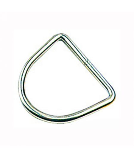 Anneau inox demi-rond 6x50mm