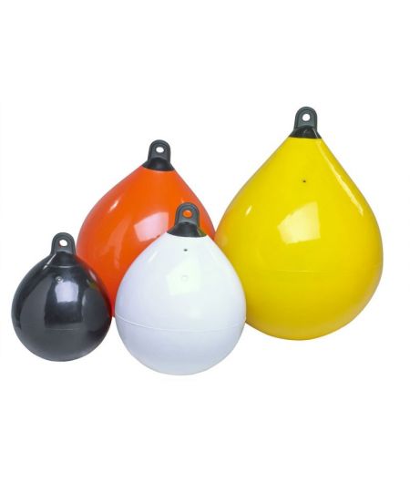 Pare battage sphérique - orange - Ø 65 cm