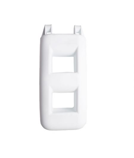 Pare-battage échelle blanc - 2 marches