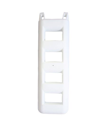 Pare-battage échelle blanc - 4 marches