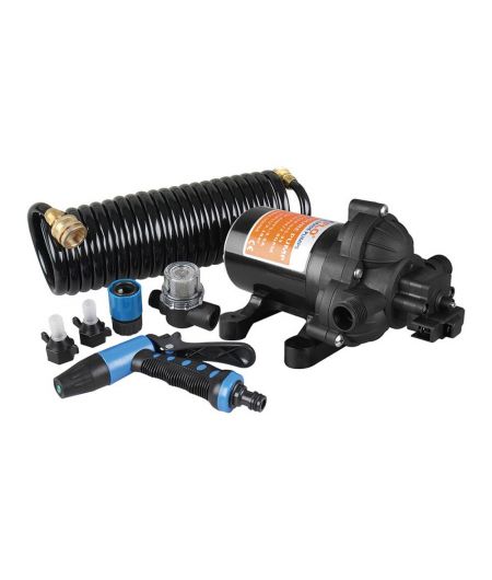 Kit de lavage haute pression - 12 V - avec tuyau - En blister