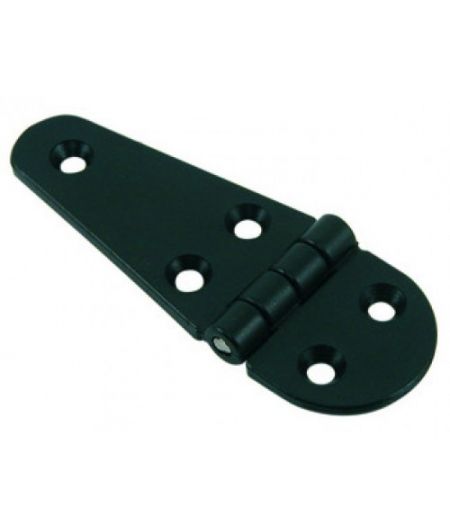 Charnières polyamide asymétrique ovale - long. 100 mm