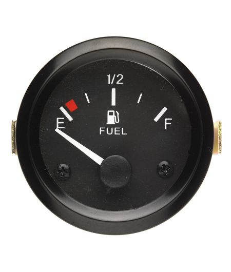 Afficheur niveau de carburant 240-33 Ohms - Ecoline - Ø 52 mm - Fond blanc