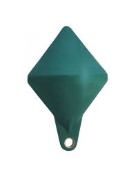 Bouée de balisage bi-conique D80cm vert - non remplie