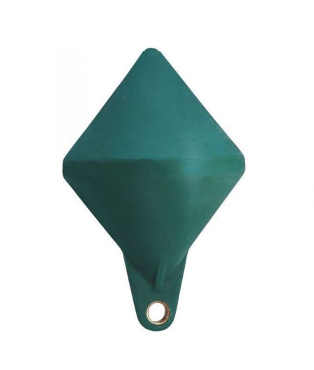 Bouée de balisage bi-conique D80cm vert - non remplie