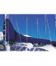 Housse de grand voile - Bleu royal - Longueur de bome 4,75 m