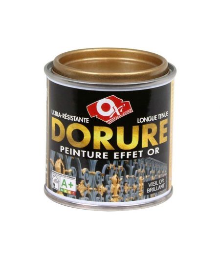 Peinture aspect métal - dorure vieil or - 60 ml