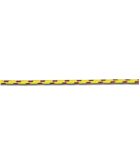 Garcette polyester - Jaune - Ø 4 mm - 13 M