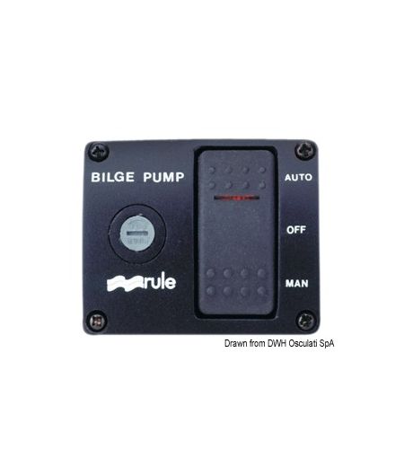 Interrupteur Rule DeLux p. pompes de cale 12 V