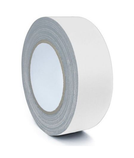 Adhésif toilé renforcé - 50 mm x 10 m - blanc