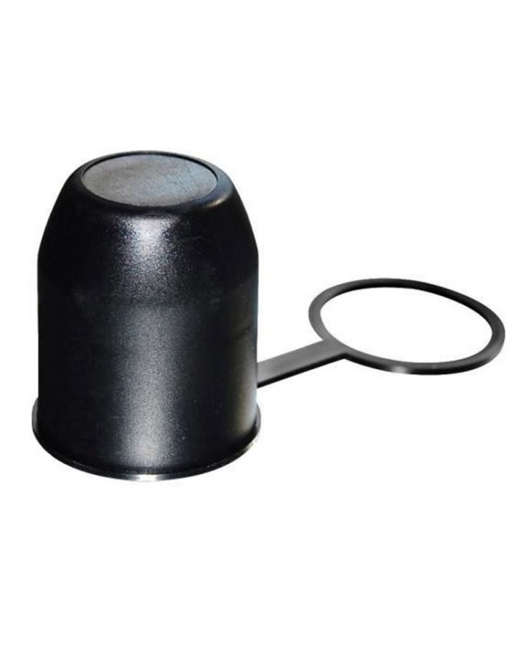 1 pièce noir en caoutchouc pour attelage boule Ø 50 mm en forme de