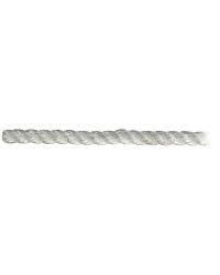 Cordage polyester amarrage 3 torons - blanc - ø6 mm