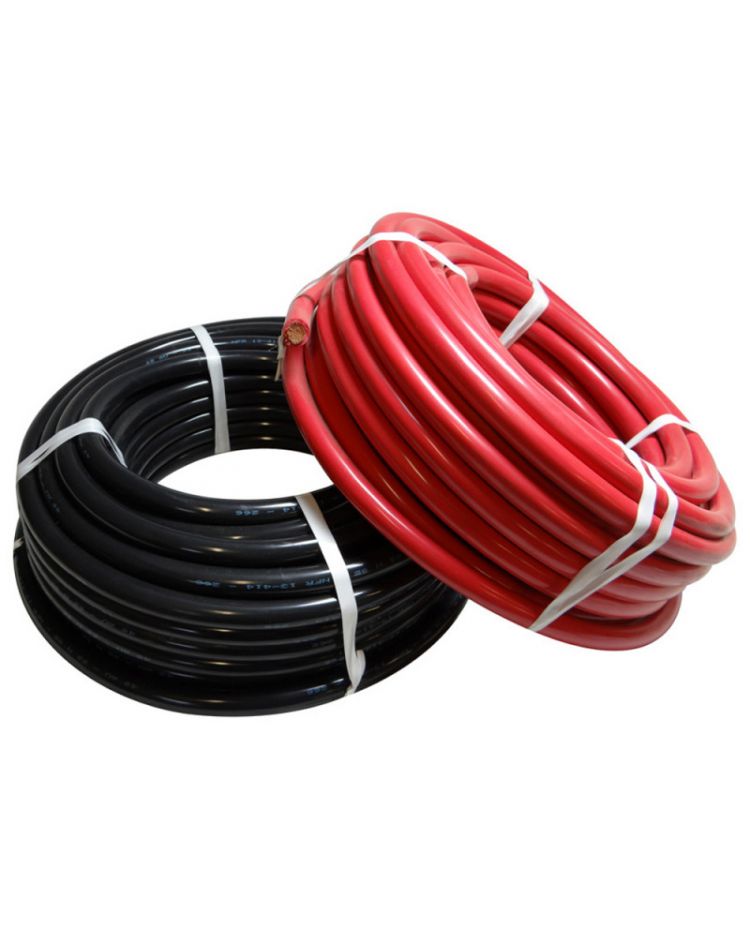 Cable Souple 10mm² Rouge H07V-K à la découpe : 1 mètre