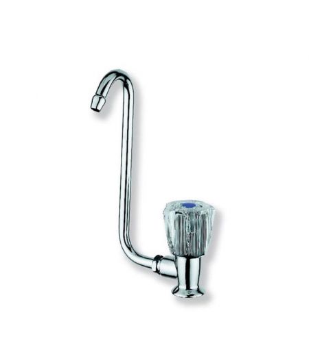 Robinet avec bec articulé - eau froide - bec à gauche