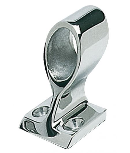 Main-courante terminal central inox 22 mm