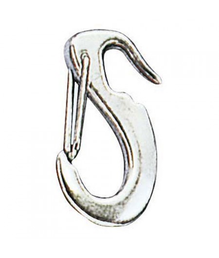 Mousqueton pour foc à rabattre - inox - 50 mm