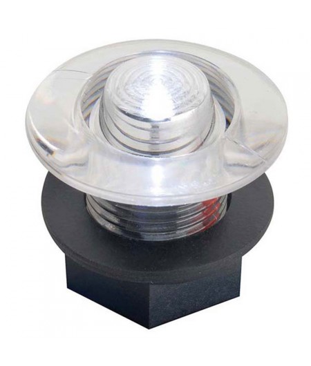 Feu de courtoisie polycarbonate à LED ø38 - 12V - bleu