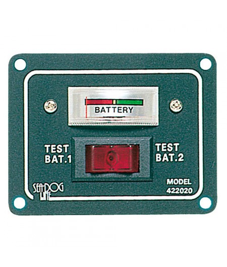 Tableau électrique testeur de charge pour 2 batteries