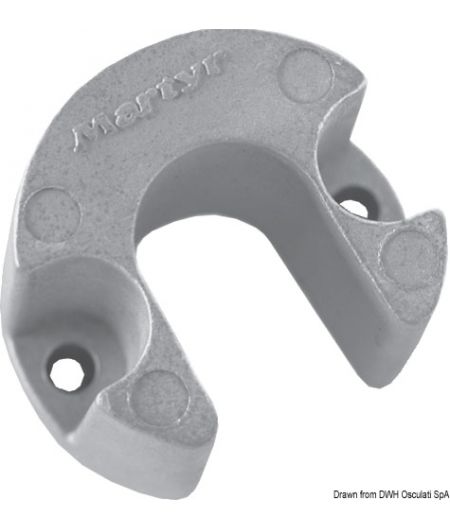 Anode pied Bravo/Blackhawk aluminium