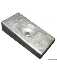 Anode plaquette 75/225 36x72mm aluminium