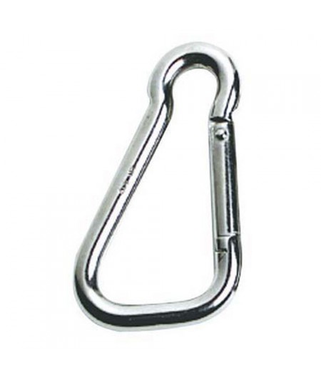 Mousqueton asymétrique - sans oeil - inox - ø11 mm