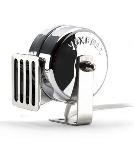 Klaxon - Avertisseur électrique ABS et Inox - 1 corne