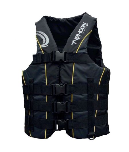 Gilet Ski/Wake Typhoon Noir et Gris - Taille M/L