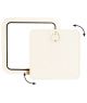 Porte d'équipet à façade amovible 305x355 mm crème