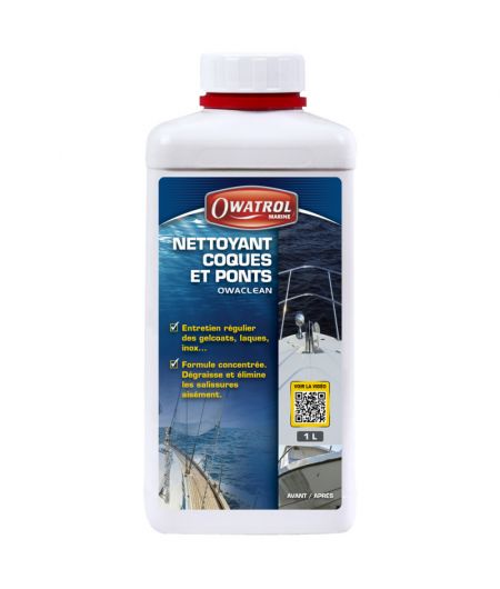 Nettoyant coques et ponts OWACLEAN - 1 L