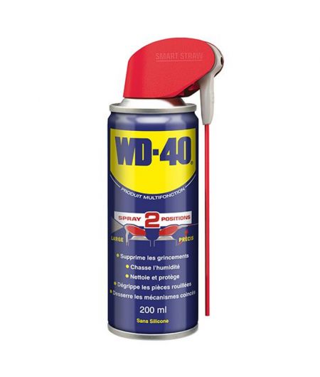 WD-40 - aérosol de 200 ml - double spray