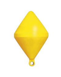 Bouée de balisage bi-conique D80cm jaune - remplie de mousse