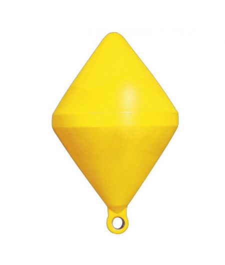 Bouée de balisage bi-conique D80cm jaune - non remplie