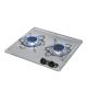 Plaque de cuisson encastrable gaz - inox - 2 feux