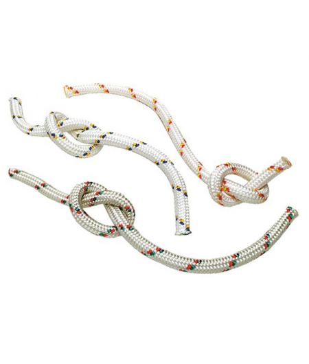 Double tresse rouge/jaune 6 mm