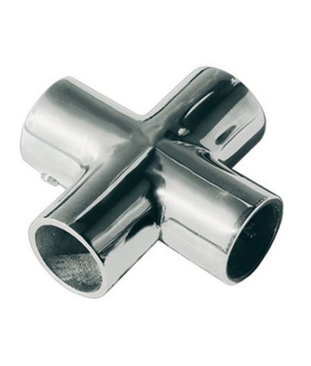 X à 4 voies inox - 22 mm