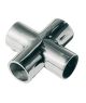 X à 4 voies inox - 22 mm