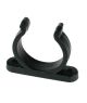 Clips plastique pour tube - noir - Ø 40 mm