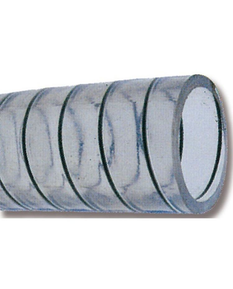 Tuyau PVC spiralé - bobine de 30 mètres - ø50 x 65 mm