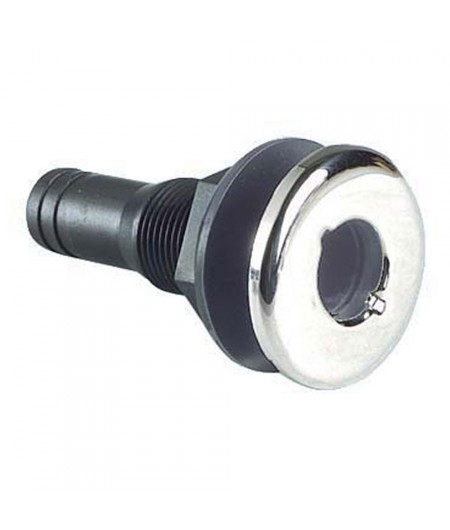 Passe-coque nylon/inox 1''1/4 - ø30 mm