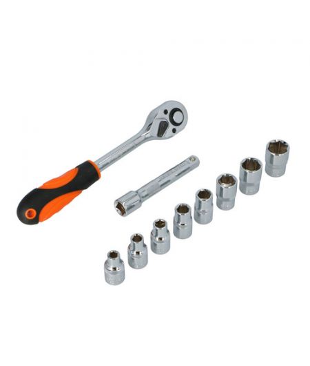 Coffret à douilles 1/2'' - 10 pièces