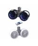 Double haut parleur WAKETOWER -la paire - 2 x 200 W - blanc