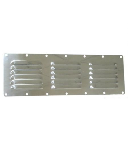 Grille aération inox 118x232mm