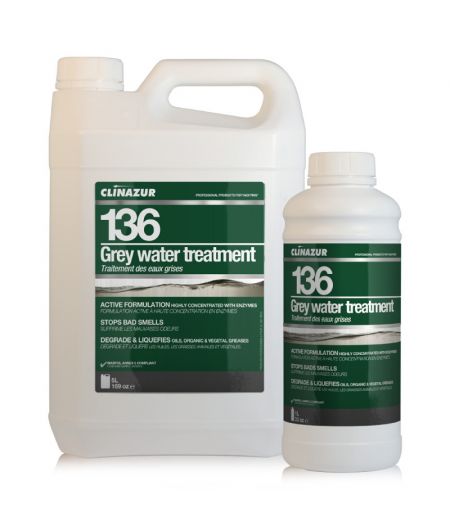 Traitement réservoir eau grise bio enzymatique - 5 L