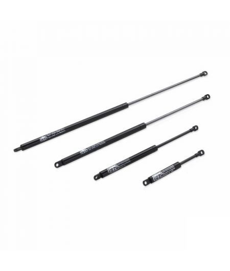 Vérin à gaz acier chromé - L 200 mm - C 60 mm - P 4 kg