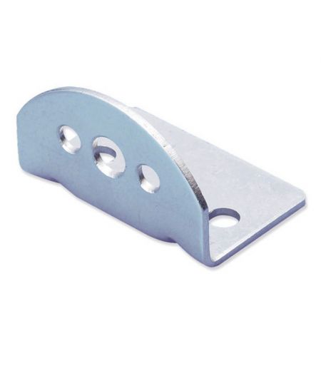 Support à 90° pour vérin - perforé 3 trous