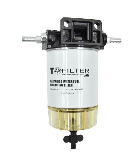 Filtre essence avec décanteur transparent - 193 l/h