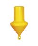 Bouée de balisage cylindrique D40cmremplie de mousse - jaune