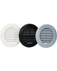 Grilles simples Ø 73 mm - noir