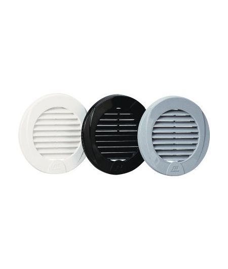 Grilles simples Ø 73 mm - noir