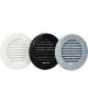 Grilles simples Ø 73 mm - noir